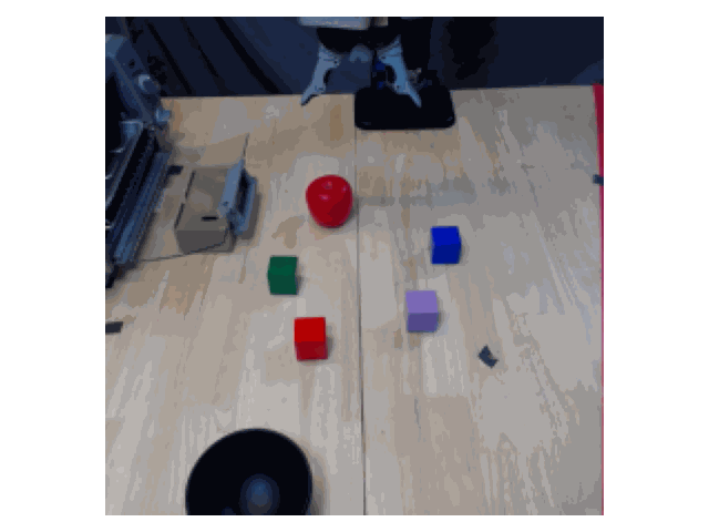pick up red block success